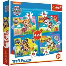 PUZZLE TREFL 4IN1 PATRULA...