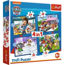 PUZZLE TREFL 4IN1 PATRULA...