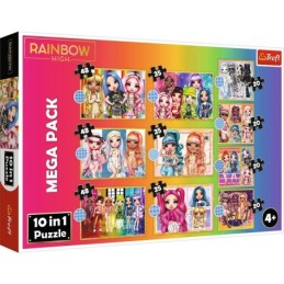 PUZZLE TREFL 10IN1 RAINBOW...