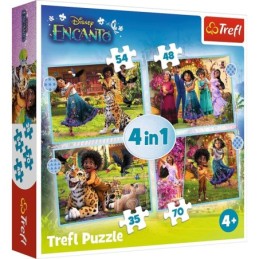 PUZZLE TREFL 4IN1 ENCANTO...