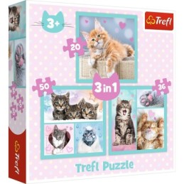 PUZZLE TREFL 3IN1...