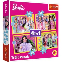 PUZZLE TREFL 4IN1 BARBIE...