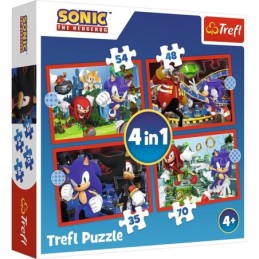 PUZZLE TREFL 4IN1 SONIC...