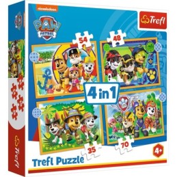 PUZZLE TREFL 4IN1 PATRULA...