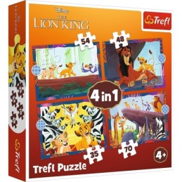 PUZZLE TREFL 4IN1 DISNEY...