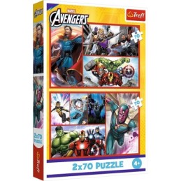 PUZZLE TREFL 2X70 MARVEL...