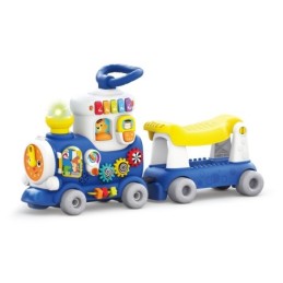 TRENULET 4 IN 1 ALBASTRU