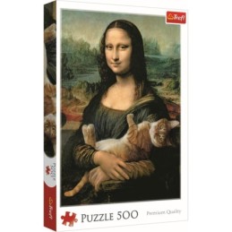 PUZZLE TREFL 500 MONALISA...
