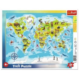 PUZZLE 25 PLANSA HARTA...