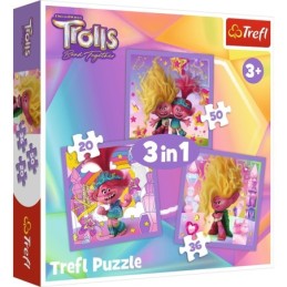 PUZZLE TREFL 3IN1 TROLII...