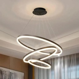 Lustra LED suspendata cu...