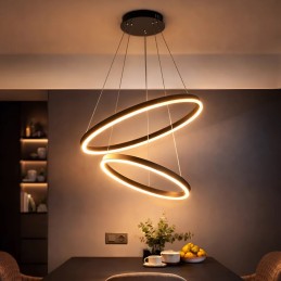 Lustra LED suspendata cu...