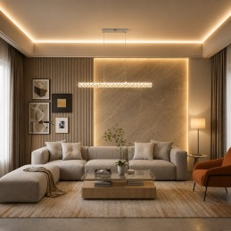 Lustra LED cu Telecomanda,...