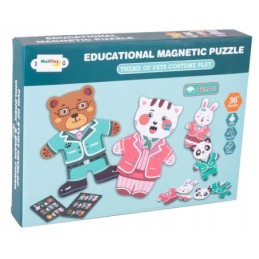 Puzzle educativ magnetic...