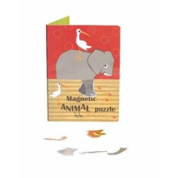 Puzzle magnetic cu animale,...