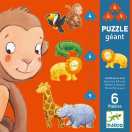 Puzzle gigant Djeco animale...