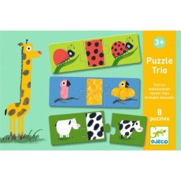 Puzzle trio Djeco animale...