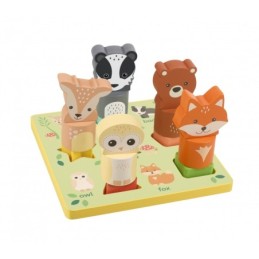 Puzzle 3D cu animale,...